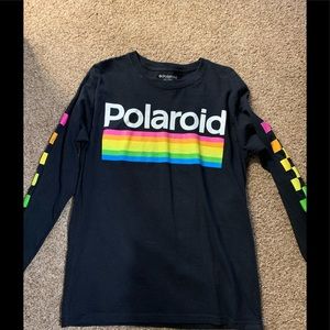 Women’s Polaroid long sleeve black top Sz M